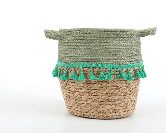 Nordic Straw Flowerpot Woven - Maldi