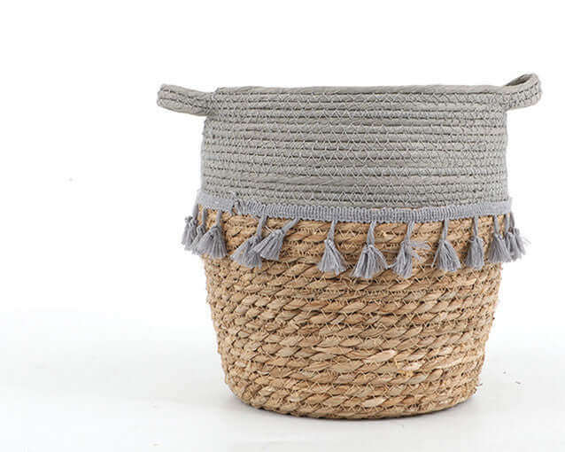 Nordic Straw Flowerpot Woven - Maldi