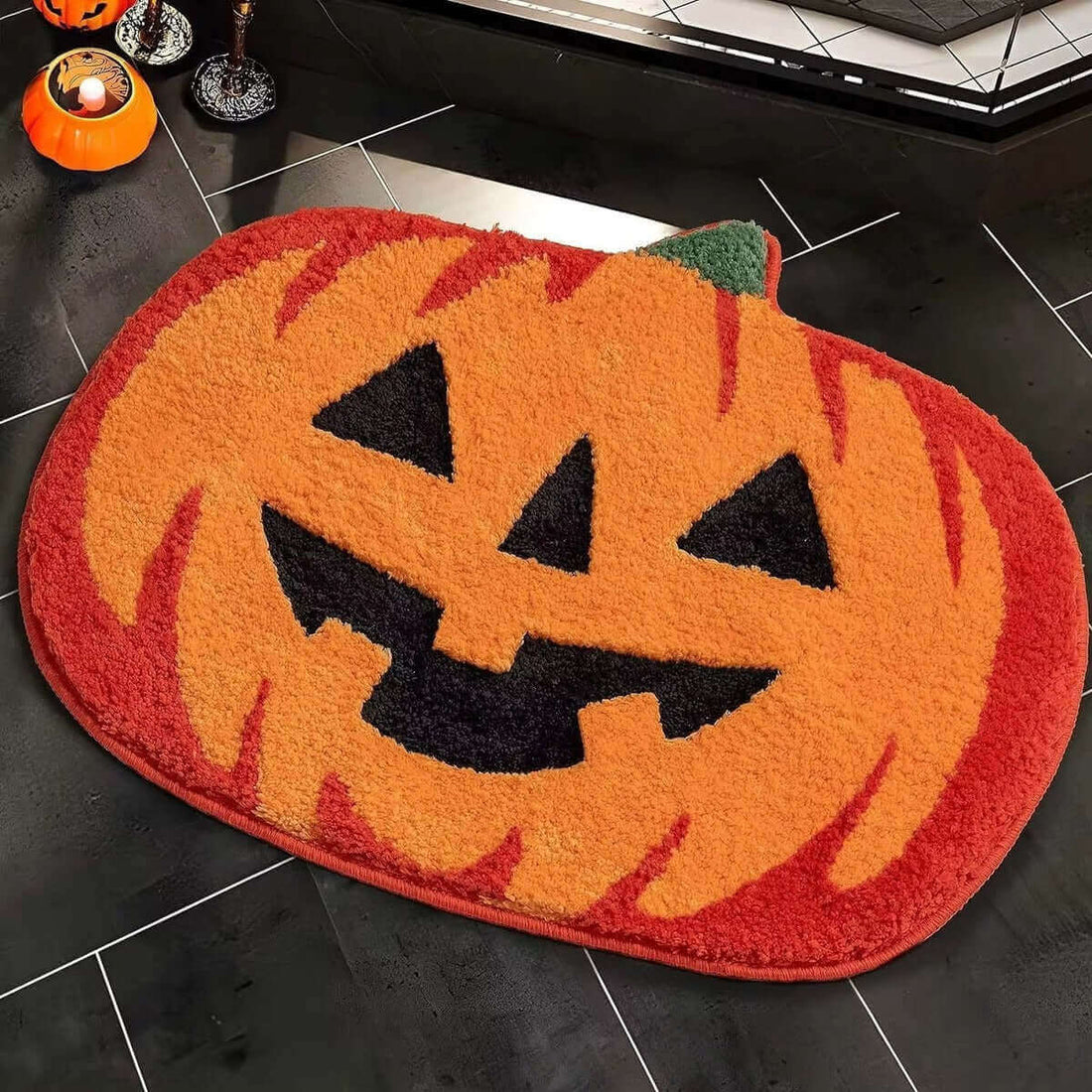 Halloween Pumpkin Bath Rug - Maldi