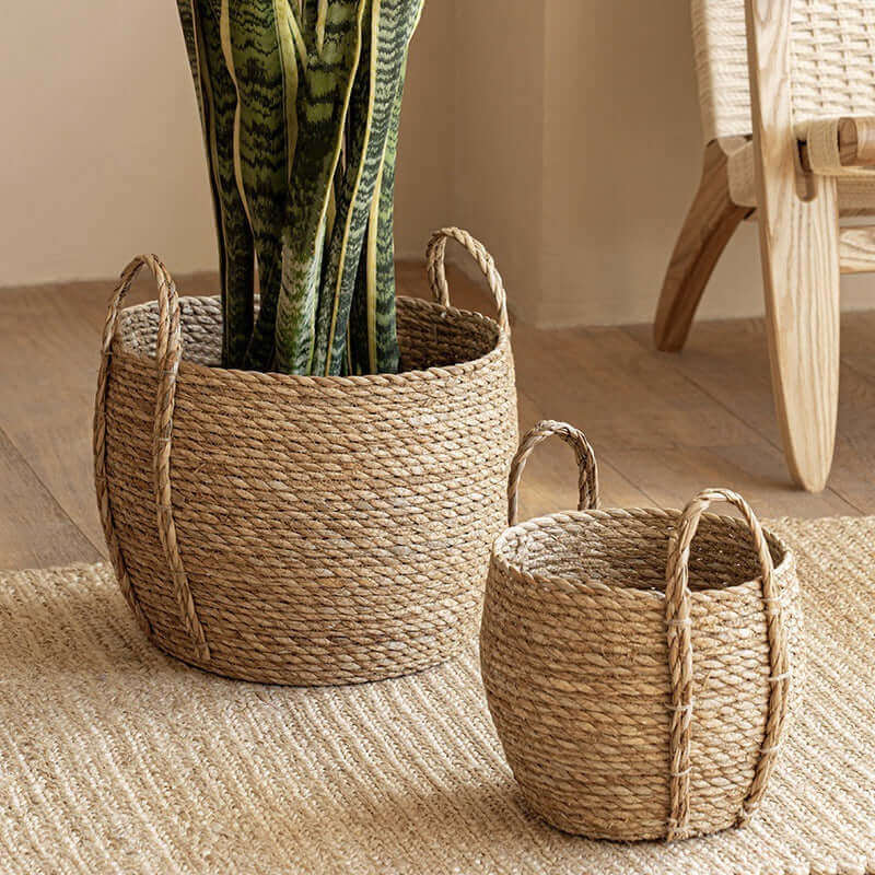 Handmade Woven Flower Basket - Maldi