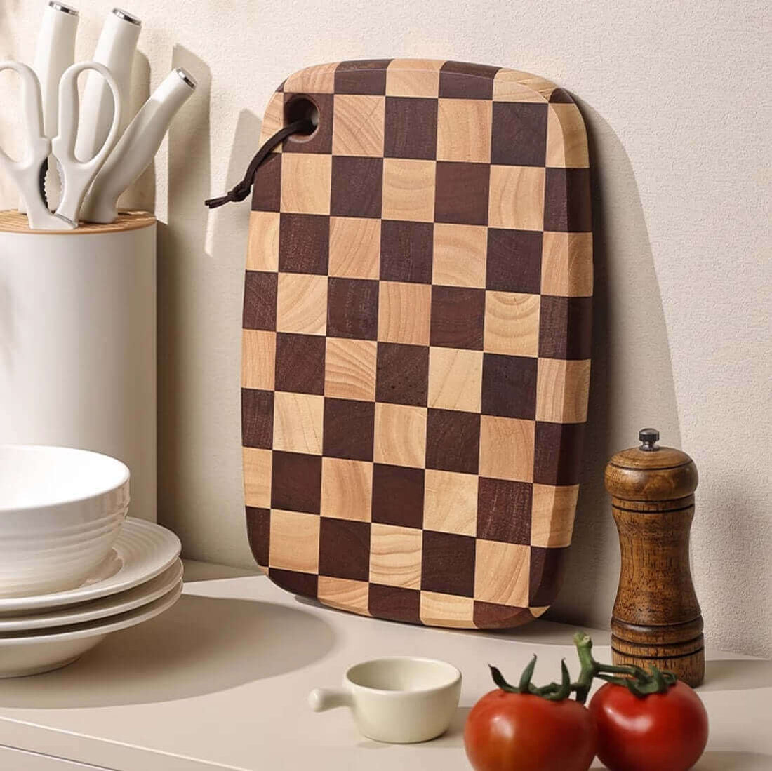 Chessboard Grid Cutting Board - Maldi